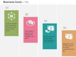 Financial network financial communication process flow ppt icons graphics