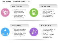 Financial network social networking solutions ppt icons graphics
