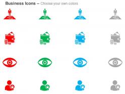 Financial strategy vision safety analysis ppt icons graphics