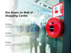 Fire Alarm Button Icon Factory Wall Centre Warning Emergency