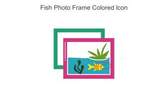 Fish Photo Frame Colored Icon In Powerpoint Pptx Png And Editable Eps Format