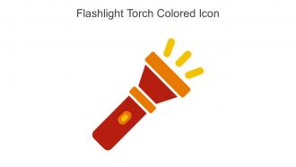 Flashlight Torch Colored Icon In Powerpoint Pptx Png And Editable Eps Format