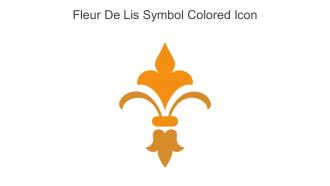 Fleur De Lis Symbol Colored Icon In Powerpoint Pptx Png And Editable Eps Format