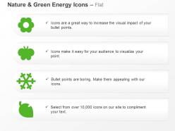 Flower butterfly plants environment ppt icons graphics