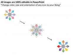 Fo eight staged petal infographics and icons flat powerpoint design
