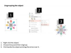 Fo eight staged petal infographics and icons flat powerpoint design