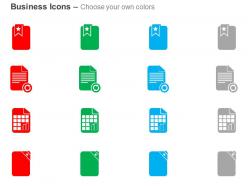 Folders data storage search importance ppt icons graphics
