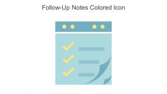 Follow Up Notes Colored Icon In Powerpoint Pptx Png And Editable Eps Format