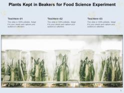 Food science agricultural research science analysis experiment verification