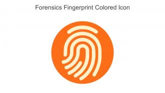 Forensics Fingerprint Colored Icon In Powerpoint Pptx Png And Editable Eps Format