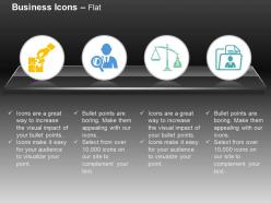 Found the solution search balance scale mail folder ppt icons graphic