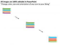 Four colored tags with deal safety business icons flat powerpoint design