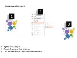 Four icons for global business strategy and management flat powerpoint design