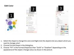Four icons for global business strategy and management flat powerpoint design
