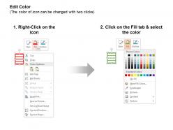 Four segments one page five tags two page ppt icons graphics