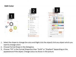 Four staged infographics with business deal icons flat powerpoint desgin