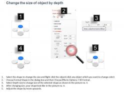 Four staged text boxes with icons powerpoint template slide