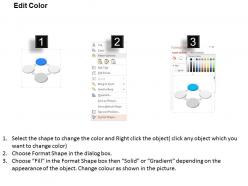Four staged text boxes with icons powerpoint template slide