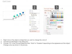 Four steps and icons for business process analysis powerpoint slides