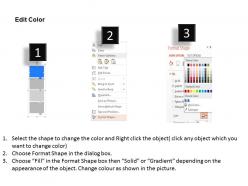 Four steps vertical text boxes with icons powerpoint template slide