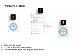 Four unidirectional arrows process flow ppt icons graphics