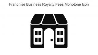 Franchise Business Royalty Fees Monotone Icon In Powerpoint Pptx Png And Editable Eps Format