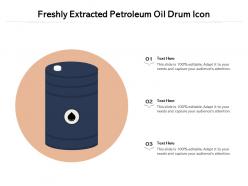 Freshly extracted petroleum oil drum icon