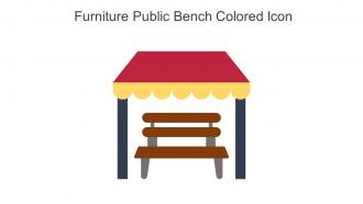 Furniture Public Bench Colored Icon In Powerpoint Pptx Png And Editable Eps Format