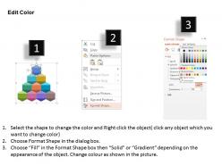 Fx ten staged business chart and icons flat powerpoint design