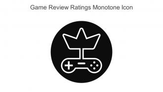 Game Review Ratings Monotone Icon In Powerpoint Pptx Png And Editable Eps Format