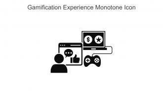 Gamification Experience Monotone Icon In Powerpoint Pptx Png And Editable Eps Format