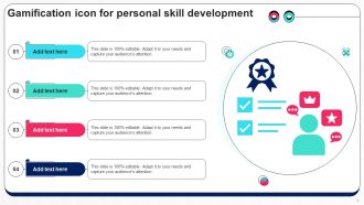 Gamification Icon For Personal Skill Development