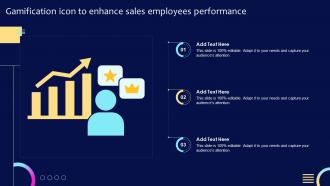 Gamification Icon To Enhance Sales Employees Performance