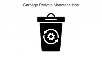 Garbage Recycle Monotone Icon In Powerpoint Pptx Png And Editable Eps Format