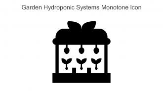 Garden Hydroponic Systems Monotone Icon In Powerpoint Pptx Png And Editable Eps Format