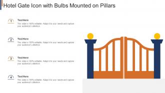 Gate icon powerpoint ppt template bundles