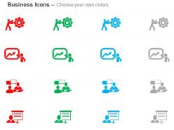 Gear result analysis process control ppt icons graphics
