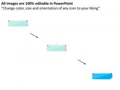 Gg three staged infographics ribbons with icons powerpoint template