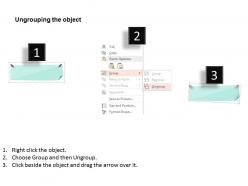 Gg three staged infographics ribbons with icons powerpoint template