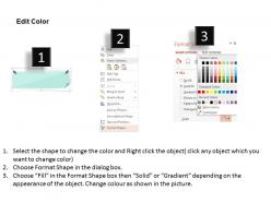 Gg three staged infographics ribbons with icons powerpoint template