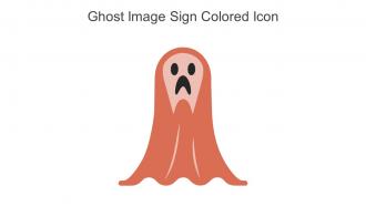 Ghost Image Sign Colored Icon In Powerpoint Pptx Png And Editable Eps Format
