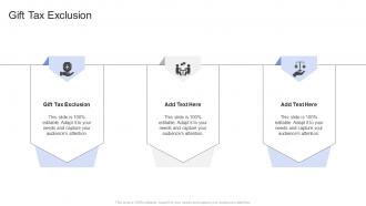 Gift Tax Exclusion In Powerpoint And Google Slides Cpb