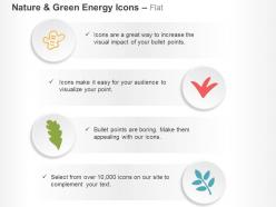 Ginger chives bay sage leaves ppt icons graphics