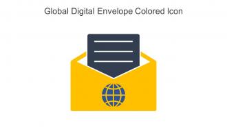 Global Digital Envelope Colored Icon In Powerpoint Pptx Png And Editable Eps Format
