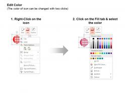 Global electronic technology hierarchy ppt icons graphics