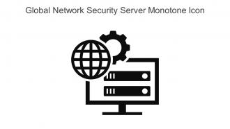 Global Network Security Server Monotone Icon In Powerpoint Pptx Png And Editable Eps Format