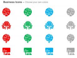 Global team management business discussion ppt icons graphics