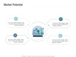 Go to market product strategy market potential ppt icons