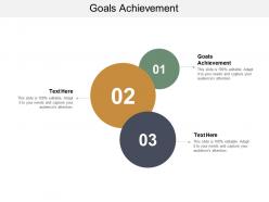 Goals achievement ppt powerpoint presentation icon slide cpb