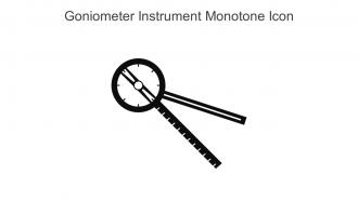 Goniometer Instrument Monotone Icon In Powerpoint Pptx Png And Editable Eps Format
